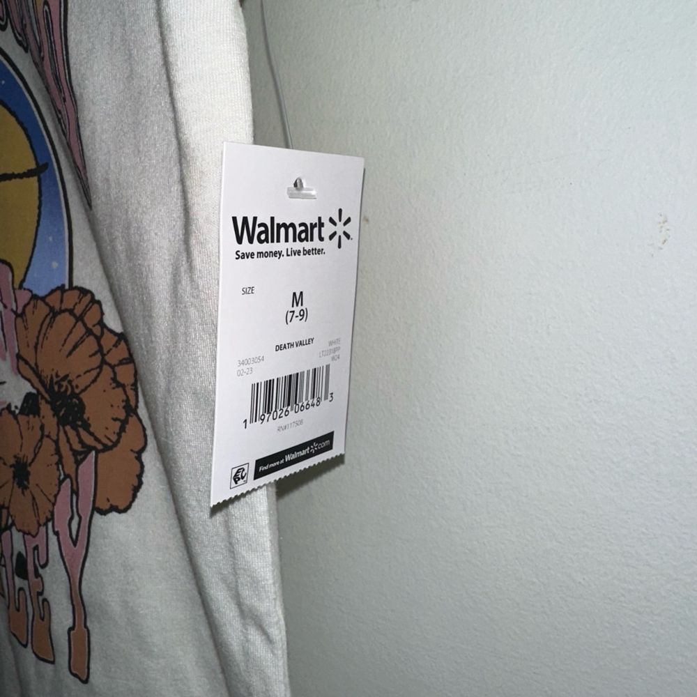 Wound Up T-Shirt Size Medium White Graphic Tee California Death Valley New - Picture 3 of 10